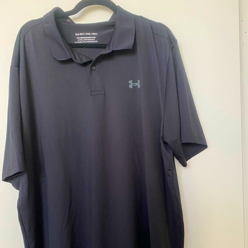 3X Under Armour Black Polo